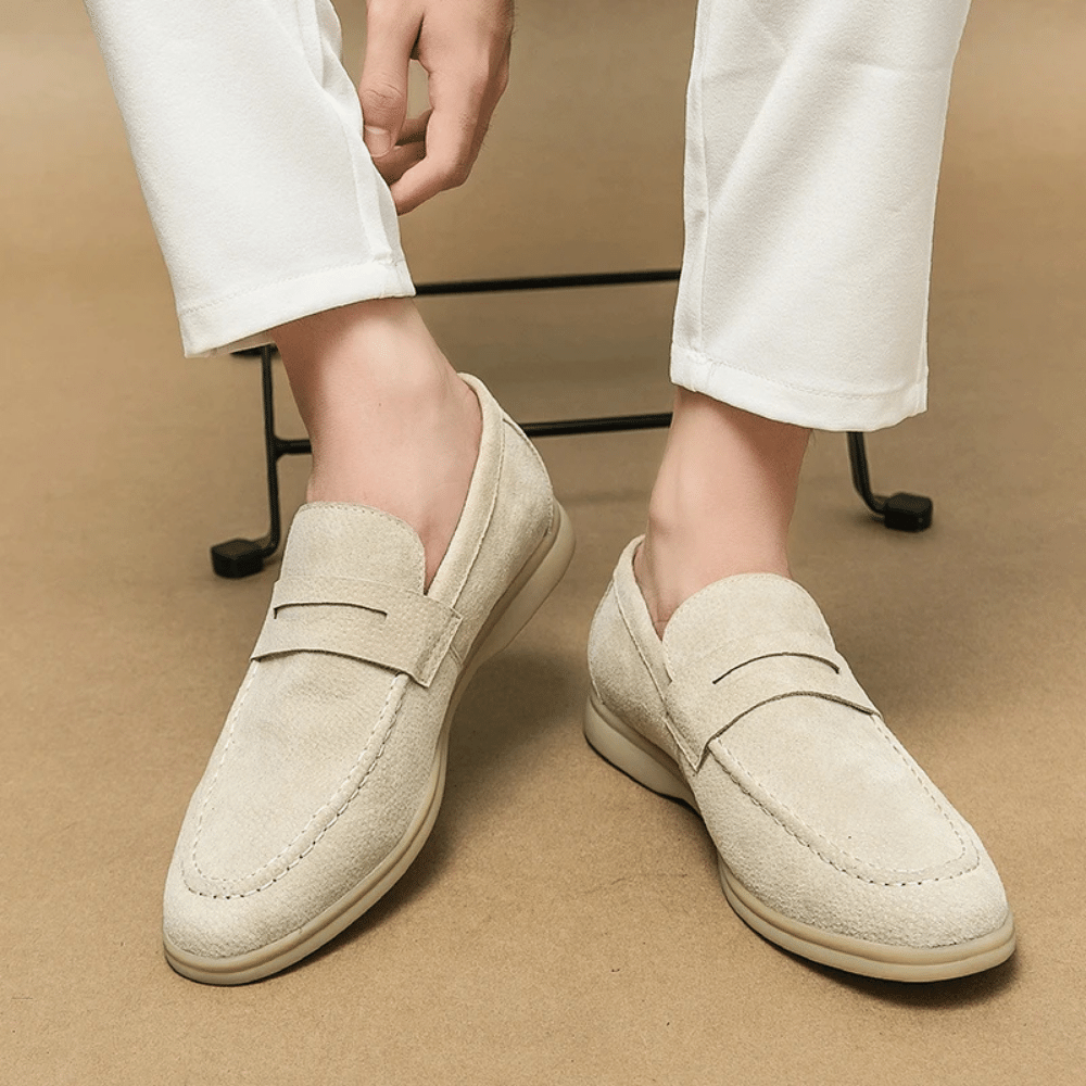 Leder Mokassin Slipper für Herren Liverpool Verno