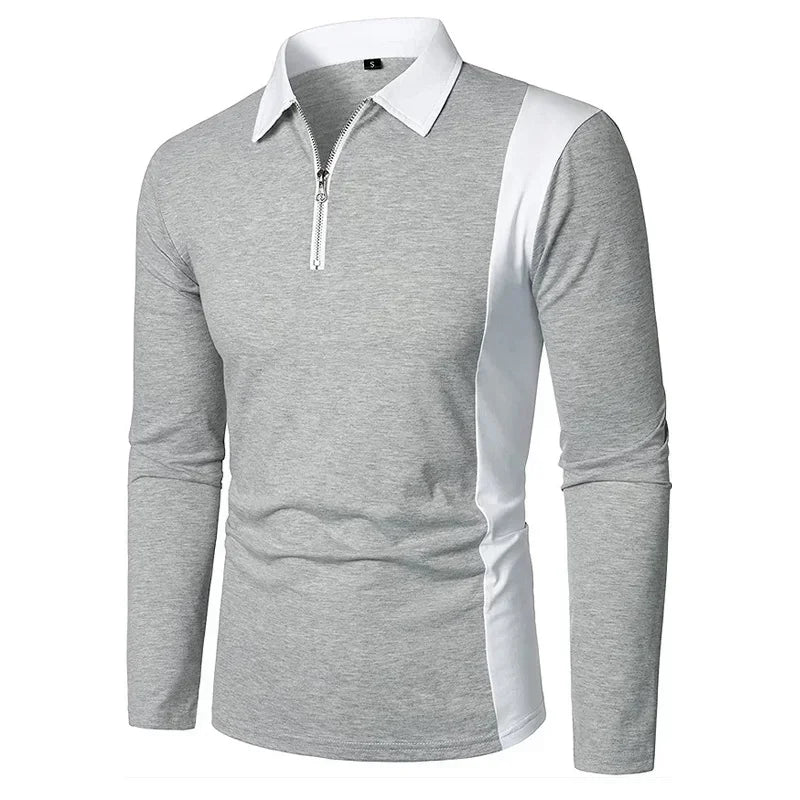 Herren Langarm-Polohemd Padrony Verno