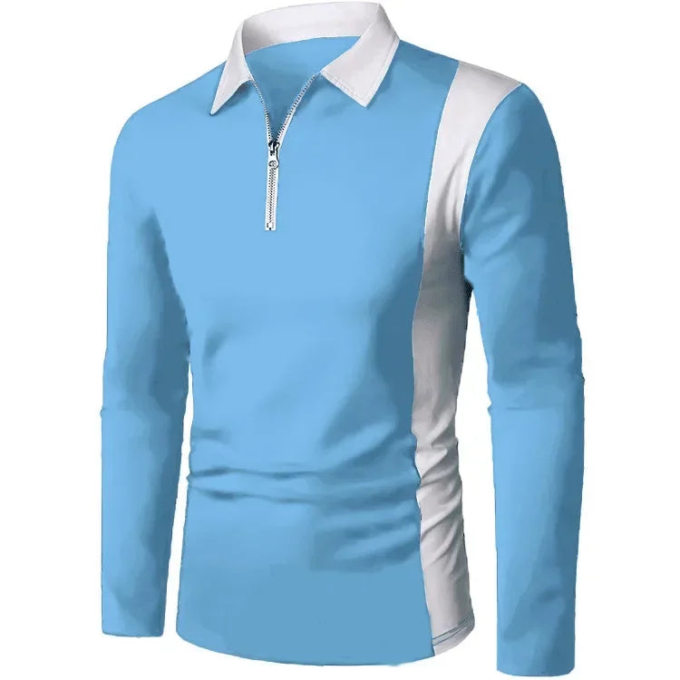 Herren Langarm-Polohemd Padrony Verno