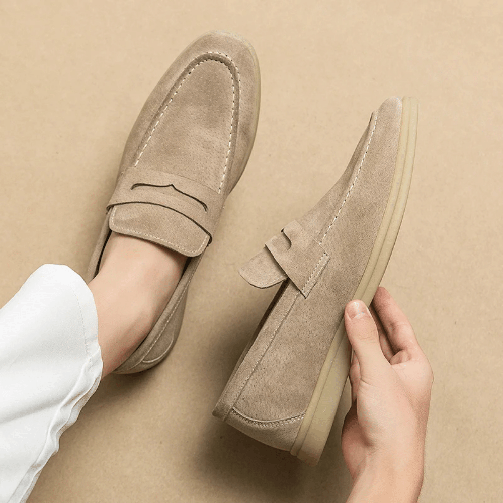 Leder Mokassin Slipper für Herren Liverpool Verno