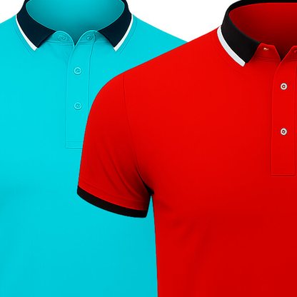 [KAUFE 1, ERHALTE 2] 2er-Pack Essentielle Poloshirts