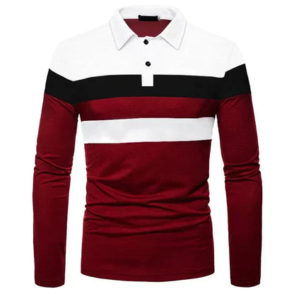 Herren Langarm-Polohemd Slingint Verno