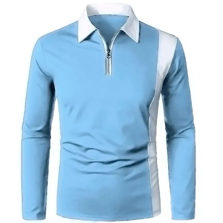 Herren Langarm-Polohemd Padrony Verno
