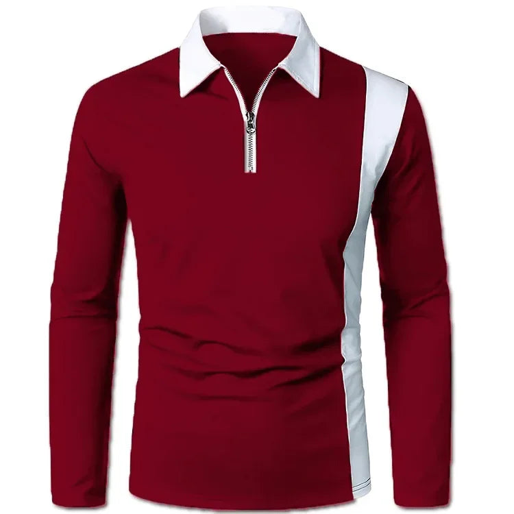 Herren Langarm-Polohemd Padrony Verno