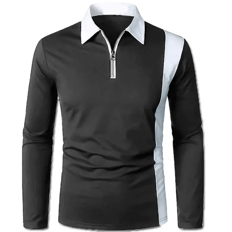 Herren Langarm-Polohemd Padrony Verno